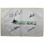 Multi Signed Notah Begay III Foundation Challenge Flag JSA ALOA