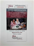 Trevor Immelman Signed 2008 Masters Tournament Embroidered Flag JSA #CD21416