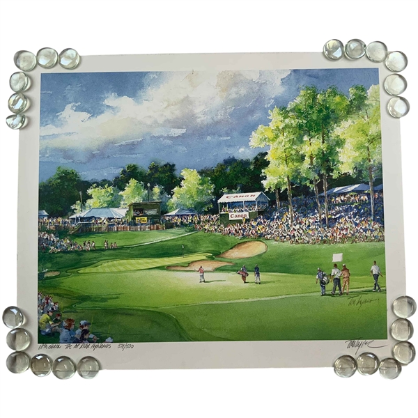 18th Green TPC At River Highlands, Limited Edition #378/500 Lithograph