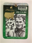 Collection of Five Masters Tournament Spectator Badges, 1997-2019, Tiger Woods Victory Years