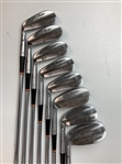 A Set of Eight MacGregor Tommy Armour Silver Scot Tourney Rec No 985T Left Handed Irons