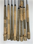 A Set of Eight MacGregor Tommy Armour Silver Scot Tourney Rec No 985T Left Handed Irons