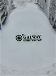 Robert Boyd's Galway Irish Crystal Cut Glass Ship's Decanter with Commemorative Pebble Beach Etching