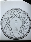 Robert Boyd's Galway Irish Crystal Cut Glass Ship's Decanter with Commemorative Pebble Beach Etching