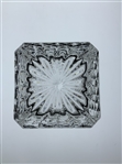Robert Boyd's Galway Irish Crystal Square Spirit Decanter with Pebble Beach Commemorative Etching