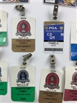 A Collection of PGA Championship and Ryder Cup Family Tournament Credentials Issued to the Family of Robert Boyd