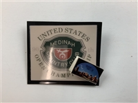 Robert Boyd's 1990 US Open at Medinah Contestant Bag Tag, Plaque & Patch