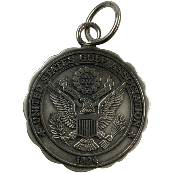 Robert Boyds 1988 U.S. Open Sectional Qualifying Low Scorer Sterling Silver Medal