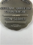 Robert Boyd's 1988 U.S. Open Sectional Qualifying Low Scorer Sterling Silver Medal