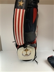 2000 PGA Cup Matches Team USA Tournament Issued Golf Bag and Trio of Headcovers for Bob Boyd