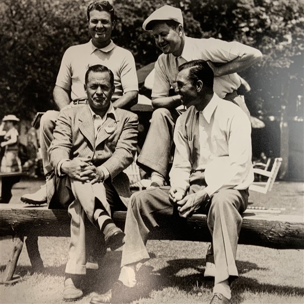 Bobby Jones, Ben Hogan, Byron Nelson & Jimmy Demaret at The Masters Oversize Presentation Photo