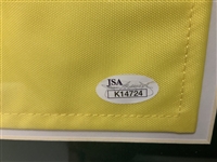 Rory Mcilroy Signed 2014 Masters Tournament Embroidered Flag - Framed JSA #K14724