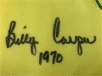 Billy Casper Signed 2011 Masters Embroidered Flag w/'1970' JSA ALOA