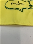 Billy Casper Signed 2011 Masters Embroidered Flag w/'1970' JSA ALOA
