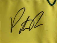 Patrick Reed Signed 2018 Masters Tournament Embroidered Flag JSA ALOA