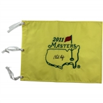 Charles Coody Signed 2011 Masters Tournament Embroidered Flag JSA ALOA