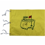 Danny Willett Signed 2016 Masters Tournament Embroidered Flag JSA ALOA