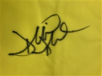 David Duval Signed 2001 The OPEN at Royal Lytham & St. Annes Flag JSA ALOA