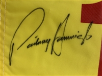 Padraig Harrington Signed 2008 The Open at Royal Birkdale Replica Flag JSA ALOA