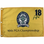 Padraig Harrington Signed 2008 PGA Championship at Oakland Hills Embroidered Flag JSA ALOA