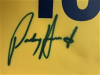 Padraig Harrington Signed 2008 PGA Championship at Oakland Hills Embroidered Flag JSA ALOA