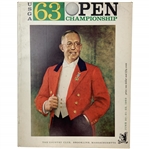 1963 US Open at The Country Club (Brookline) Official Program & Entry Form - Julius Boros Winner