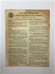1963 US Open at The Country Club (Brookline) Official Program & Entry Form - Julius Boros Winner