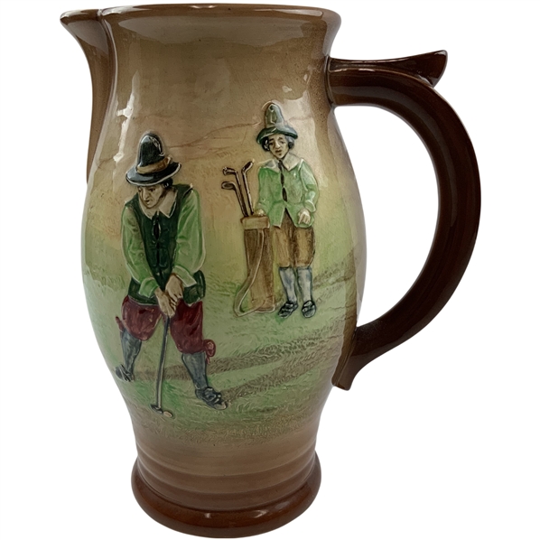 Royal Doulton Kingsware Rules of Golf Series Ware Pitcher