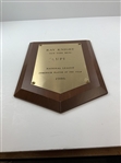 Ray Knight's 1986 UPI National League Comeback Player of the Year Award Plaque