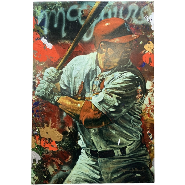 Mark McGwire Ltd Ed Artist Enhanced Giclée on Canvas Signed by Artist Stephen Holland