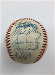 1987 Baltimore Orioles Team Signed Ball w/ Ripken Sr & Frank Robinson JSA ALOA 