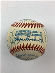 1987 Baltimore Orioles Team Signed Ball w/ Ripken Sr & Frank Robinson JSA ALOA 
