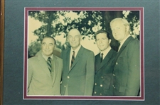 Grand Slam Winners 20 3/4 x  18 1/2 Photo w/Sarazen, Hogan, Player, Nicklaus  - Framed
