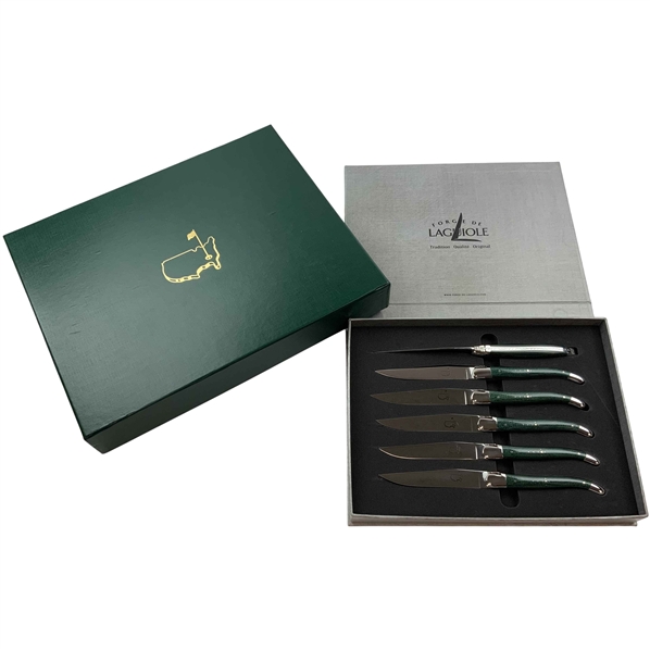 Augusta National Ltd Ed Forge de Laguiole Table Knife Set in Original Box
