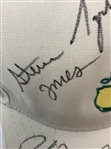 Amateur Tiger Woods & Field Signed Masters White Hat JSA ALOA