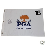 John Daly Signed 2021 PGA Championship at Kiawah Island Embroidered Flag JSA ALOA