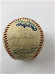 1980 MLB All Star Game National Team Signed Baseball w/ Bench, Carter & Carlton JSA ALOA