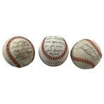 Appling, Conlan & Sutton HOF Inscribed Balls - Ray Knight Collection JSA ALOA