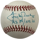 Tony La Russa Signed Rawlings Official Major League Baseball with World Series Inscriptions JSA ALOA
