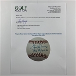 Tony La Russa Signed Rawlings Official Major League Baseball with World Series Inscriptions JSA ALOA