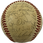 1984 New York Mets Team Signed Rawlings Official National League Baseball JSA ALOA