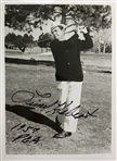 Lionel Hebert Signed Nabisco Brands Dual Image Promotional Photograph JSA ALOA