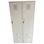 Jack Nicklaus Twice Signed Pair of Cherry Hills GC Actual Lockers Used in 1960 US Open JSA ALOA