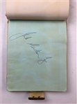 Vintage 1970s PGA Tour Professional Golf Autograph Book Featuring Hall of Fame Signatures