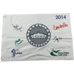 Team USA Signed 2014 LPGA International Crown Embroidered Golf Flag JSA #AR65593