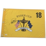 A Pair of Paul Azinger Signed 2008 Ryder Cup Valhalla Golf Pin Flags JSA #AR65591 & #AR65392