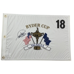 A Pair of Paul Azinger Signed 2008 Ryder Cup Valhalla Golf Pin Flags JSA #AR65591 & #AR65392