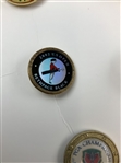 A Collection of Golf Tournament and Club Commemorative Pins and Accessories