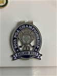A Collection of Golf Tournament and Club Commemorative Pins and Accessories