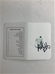 Nicklaus, Mickelson, Rose & Watson Signed Scorecards JSA ALOA